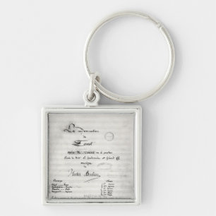 Title page of 'La Damnation de Faust' Key Ring