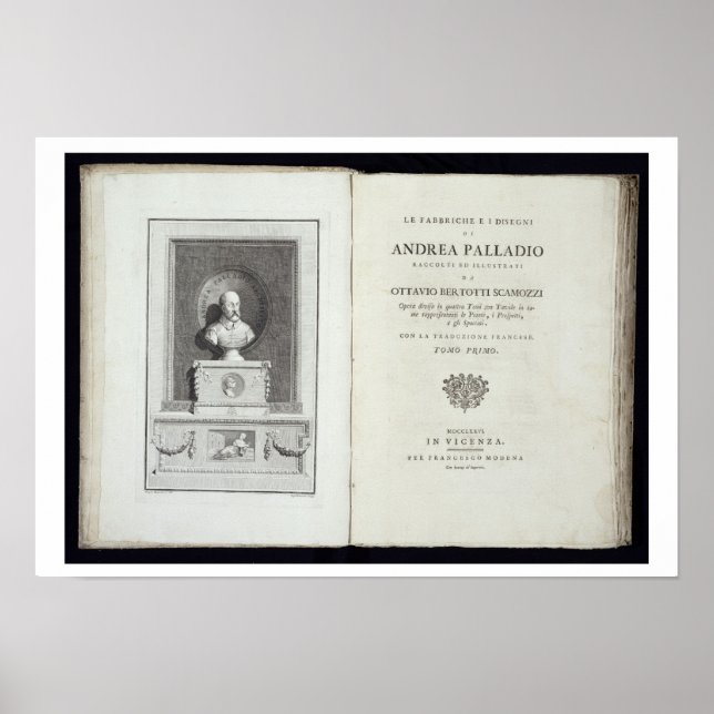 Title page of 'Le Fabbriche e i Disegni di Andrea Poster (Front)