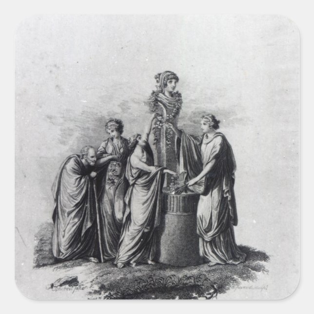 Title page of Muzio Clementi's adaptation Square Sticker (Front)