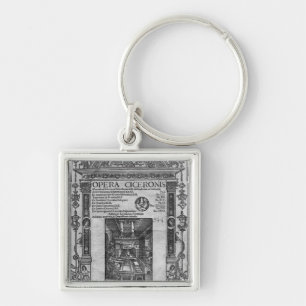 Title page of 'Opera Ciceronis', published 1520 Key Ring