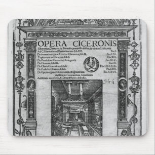 Title page of 'Opera Ciceronis', published 1520 Mouse Pad