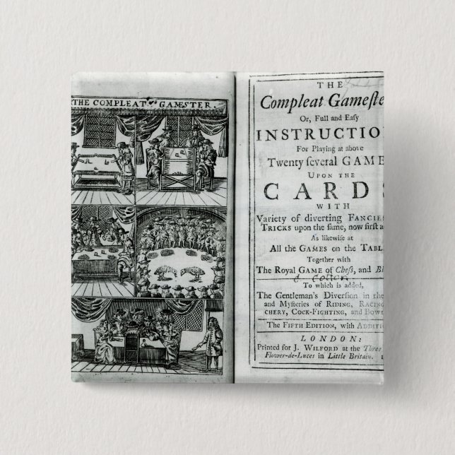 Title page of the fifth edition 15 cm square badge (Front)