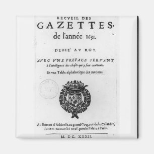 Title page of the first collection of 'La Magnet