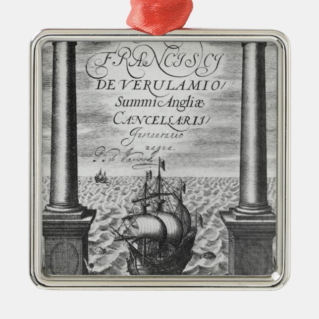 Title page of the First Edition Metal Tree Decoration (Front)