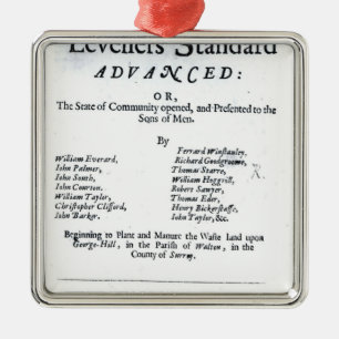 Title page of The True Levellers' Standard Metal Ornament