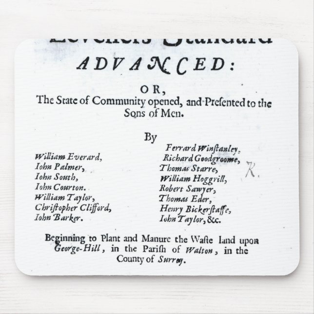 Title page of The True Levellers' Standard Mouse Pad (Front)