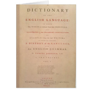 Title page of volume I of the English