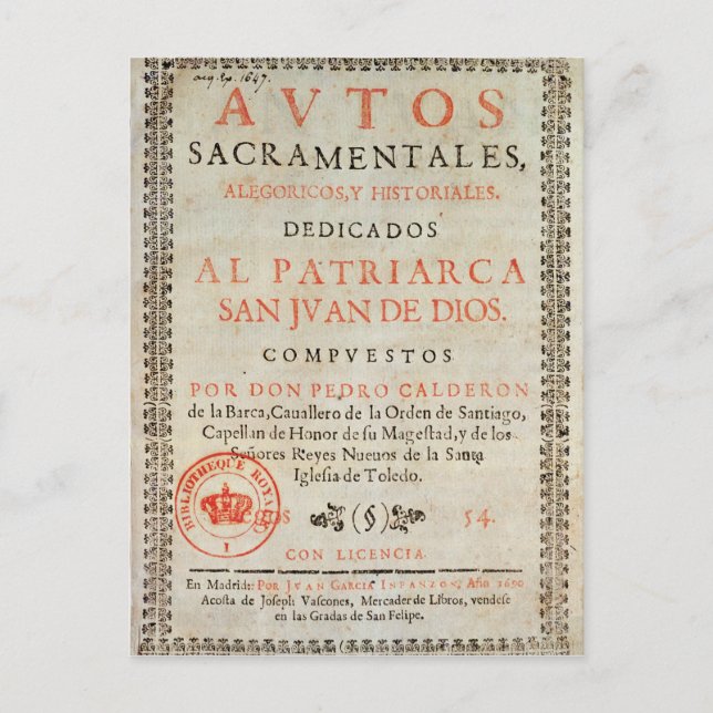 Title page postcard (Front)