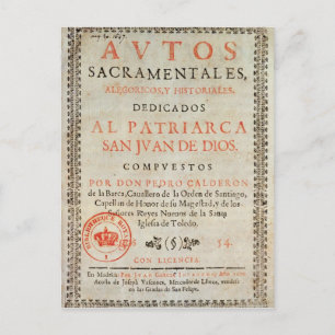 Title page postcard