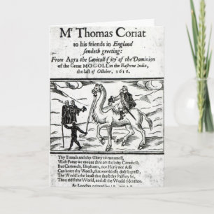 Title page, Thomas Coryat's travles in India Card