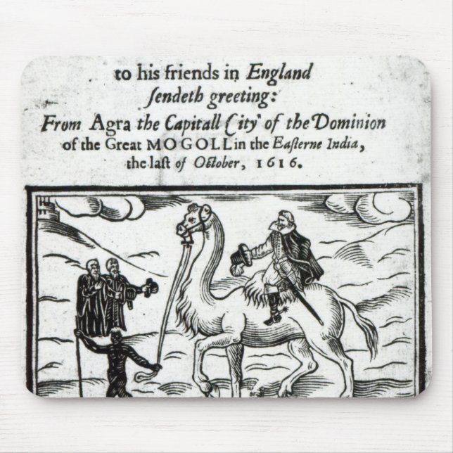 Title page, Thomas Coryat's travles in India Mouse Pad (Front)