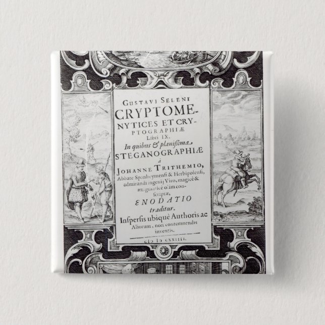 Title Page to Book 9 15 Cm Square Badge (Front)