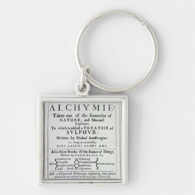 Title page to the English edition Key Ring (Front)