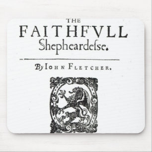 Title Page to 'The Faithfull Shepherdess' Mouse Pad
