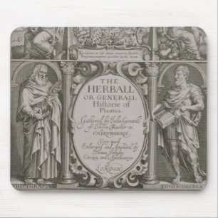 Title page to the second edition of 'The Herball' Mouse Pad