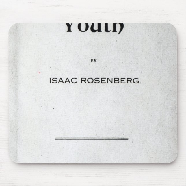 Title page to 'Youth' Mouse Pad (Front)