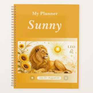 title: Personalised Leo Zodiac Planner