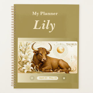 title: Personalised Taurus Zodiac Planner