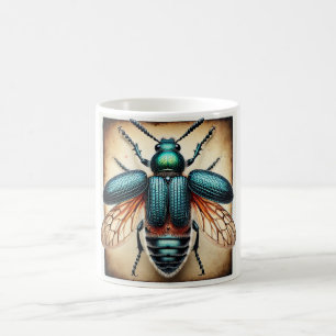 Title Ptinella beetle 210824IREF227 - Watercolor Coffee Mug