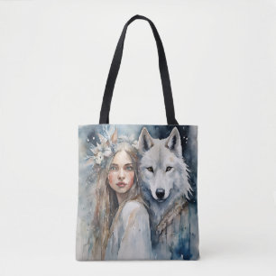 Title: "Slavic Mystery Tote Bag