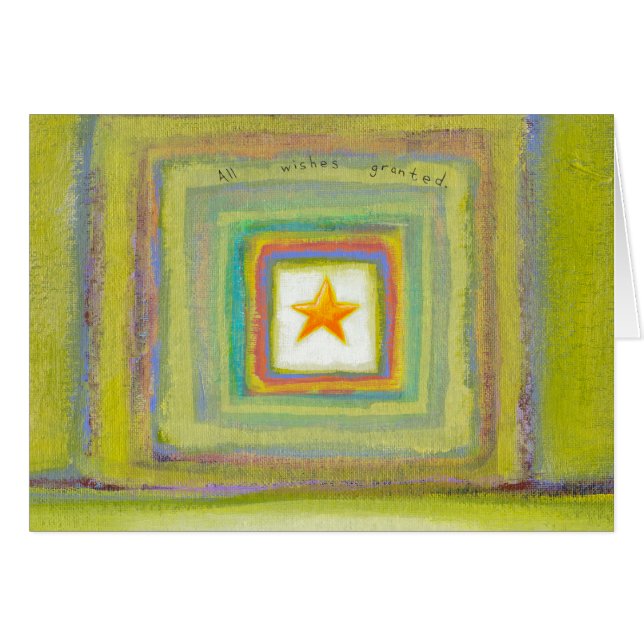 Titled:  All Wishes Granted - star light fun ART (Front Horizontal)