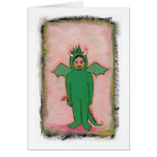 Titled:  The Guy in the Dragon Suit  - fun art