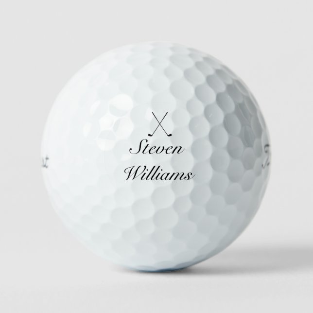 Titleist Pro V1 Golf Balls-Custom Name Golf Balls (Front)