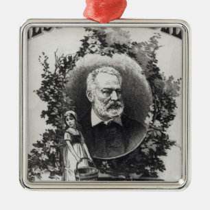 Titlepage first edition of 'Les Miserables' Metal Tree Decoration