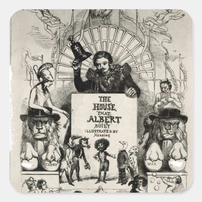 Titlepage from 'The House that Albert Built' Square Sticker (Front)