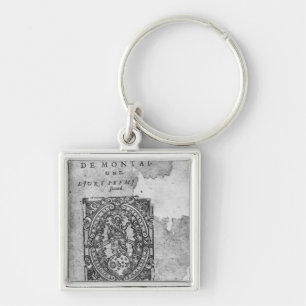 Titlepage of the first edition of 'Essais' Key Ring