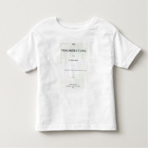 Titlepage to Die Traumdeutung by Sigmund Freud Toddler T-Shirt