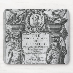 Titlepage to 'The Whole Works of Homer' Mouse Pad