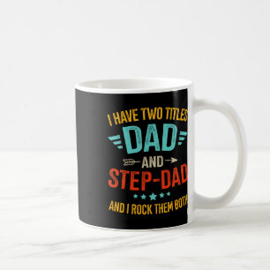 Titles Step Bonus Dad Fathers Day Birthday Christm Coffee Mug
