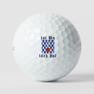 Titlist Golf Balls w/ 16th Infantry Military Crest