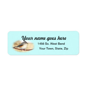 Titmouse Return Address Label- customise Label