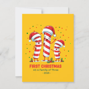 Titre optimisé : First Christmas As A Family  Postcard