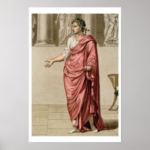 Titus, costume for 'Berenice' by Jean Racine, from Poster