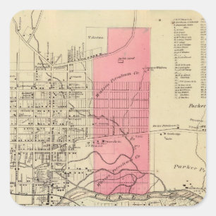Titusville Square Sticker