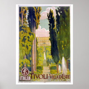 Tivoli and the Villa D'Este Poster