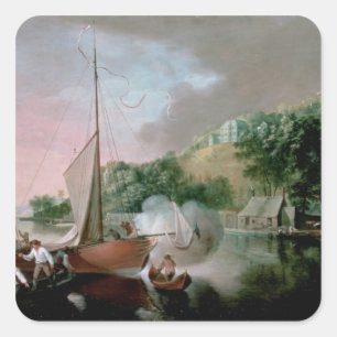 Tivoli, near Cork, 1780s Square Sticker
