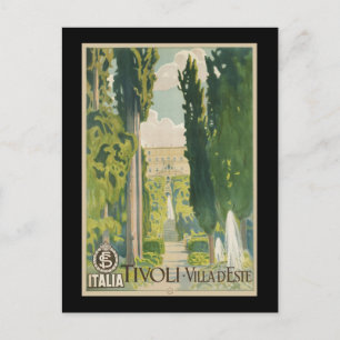 Tivoli Villa d'Este Postcard