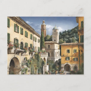 Tivoli (white church) postcard