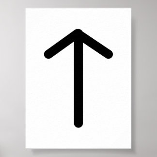 TIWAZ Nordic Rune (Justice, Warrior) | Elder Futha Poster