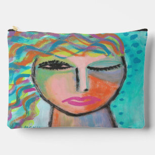 Tizzy Original Abstract Art Accessory Pouch