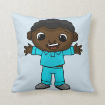 Tj on throw pillow 2 colour