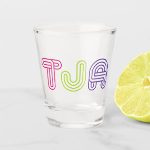 Tja, German Word, Deutsches Wort Shot Glass