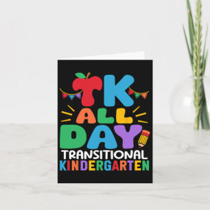 Tk All Day Transitional Kindergarten Teacher Schoo Card