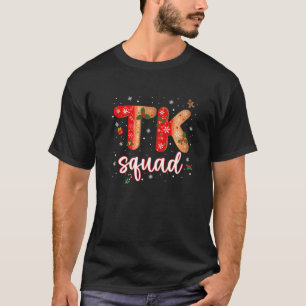 TK Candy Cane Crew Funny Christmas TK Squad Teache T-Shirt