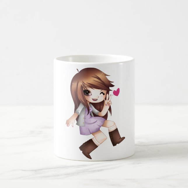TK chibi design coffee mug (Center)