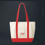 TKF zippered tote Bag<br><div class="desc">stylish tote/beach bag for all your goodies</div>